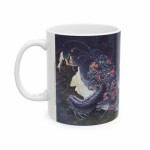 Côté gauche du mug Cthulhu-Ecran de Philippe Caza