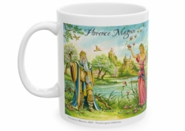 Magnin Mug Batons-Labyrinthe gauche Côté gauche du mug Bâtons du Labyrinthe de Florence Magnin