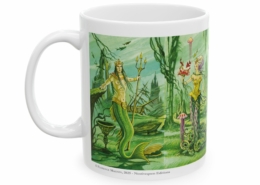 Magnin Mug Coupes-Labyrinthe gauche Côté gauche du mug Coupes du Labyrinthe de Florence Magnin