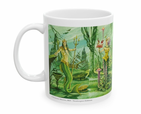 Magnin Mug Coupes-Labyrinthe gauche Côté gauche du mug Coupes du Labyrinthe de Florence Magnin