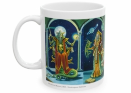 Magnin Mug Deniers-Labyrinthe gauche Côté gauche du mug Deniers du Labyrinthe de Florence Magnin