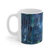 Magnin Mug Tir-Na-Noght gauche Côté gauche du mug Tir Na Nogh't de Florence Magnin en contexte