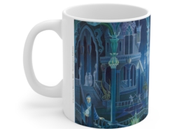 Magnin Mug Tir-Na-Noght gauche Côté gauche du mug Tir Na Nogh't de Florence Magnin en contexte