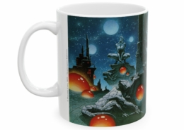 Caza Mug Temple Nuit Gauche Côté gauche du mug Le Temple de la Nuit de Philippe Caza