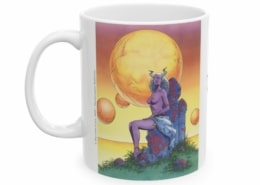 Caza Mug Chimeres Gauche Côté gauche du mug Chimères de Philippe Caza