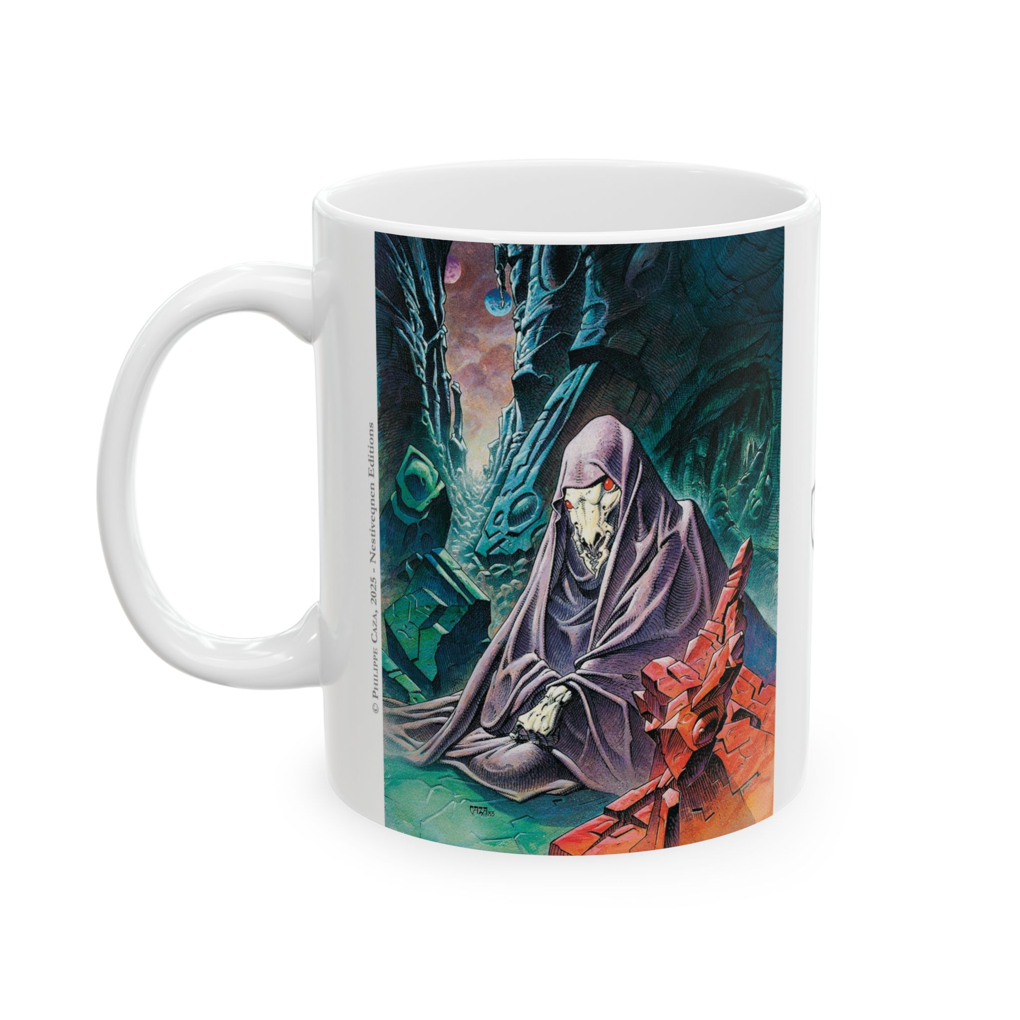 Caza Mug Tschaï B gauche Côté gauche du mug Tschaï B de Philippe Caza