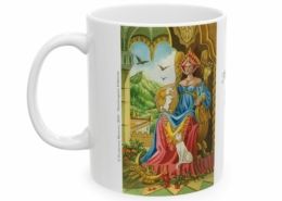 Magnin Mug Arcanes-III-IV gauche Côté gauche du mug Arcanes-III-IV de Florence Magnin