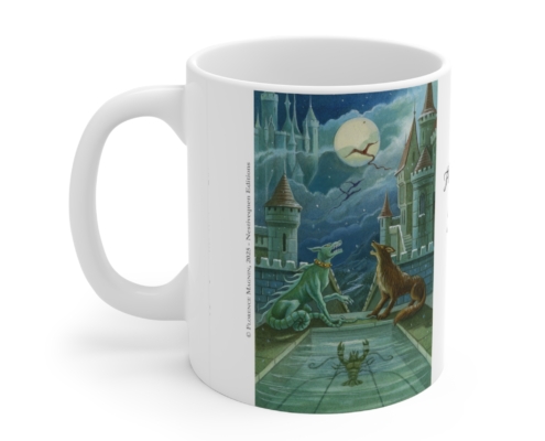 Magnin Mug Arcanes-XVIII-XIX gauche Côté gauche du mug Arcanes-XVIII-XIX de Florence Magnin