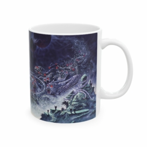 Côté droit du mug Cthulhu-Ecran de Philippe Caza