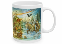 Magnin Mug Batons-Labyrinthe droit Côté droit du mug Bâtons du Labyrinthe de Florence Magnin