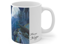 Magnin Mug Tir-Na-Noght droite Côté droit du mug Tir Na Nogh't de Florence Magnin en contexte