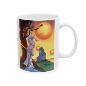 Côté droit du mug Chimères de Philippe Caza