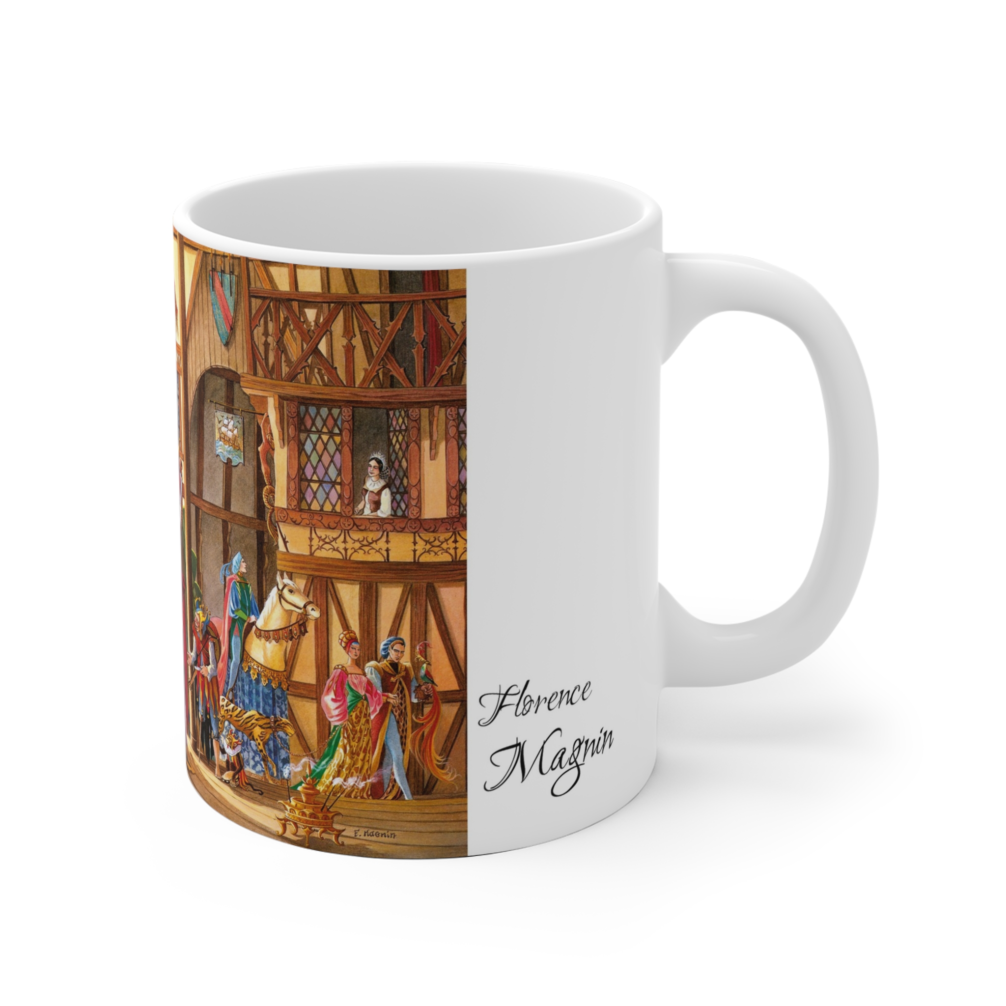 Magnin Mug Auberge-Sirene droite Côté droit du mug L'Auberge de la Sirène de Florence Magnin