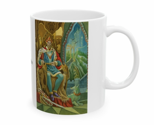 Magnin Mug Arcanes-III-IV droite Côté droit du mug Arcanes-III-IV de Florence Magnin