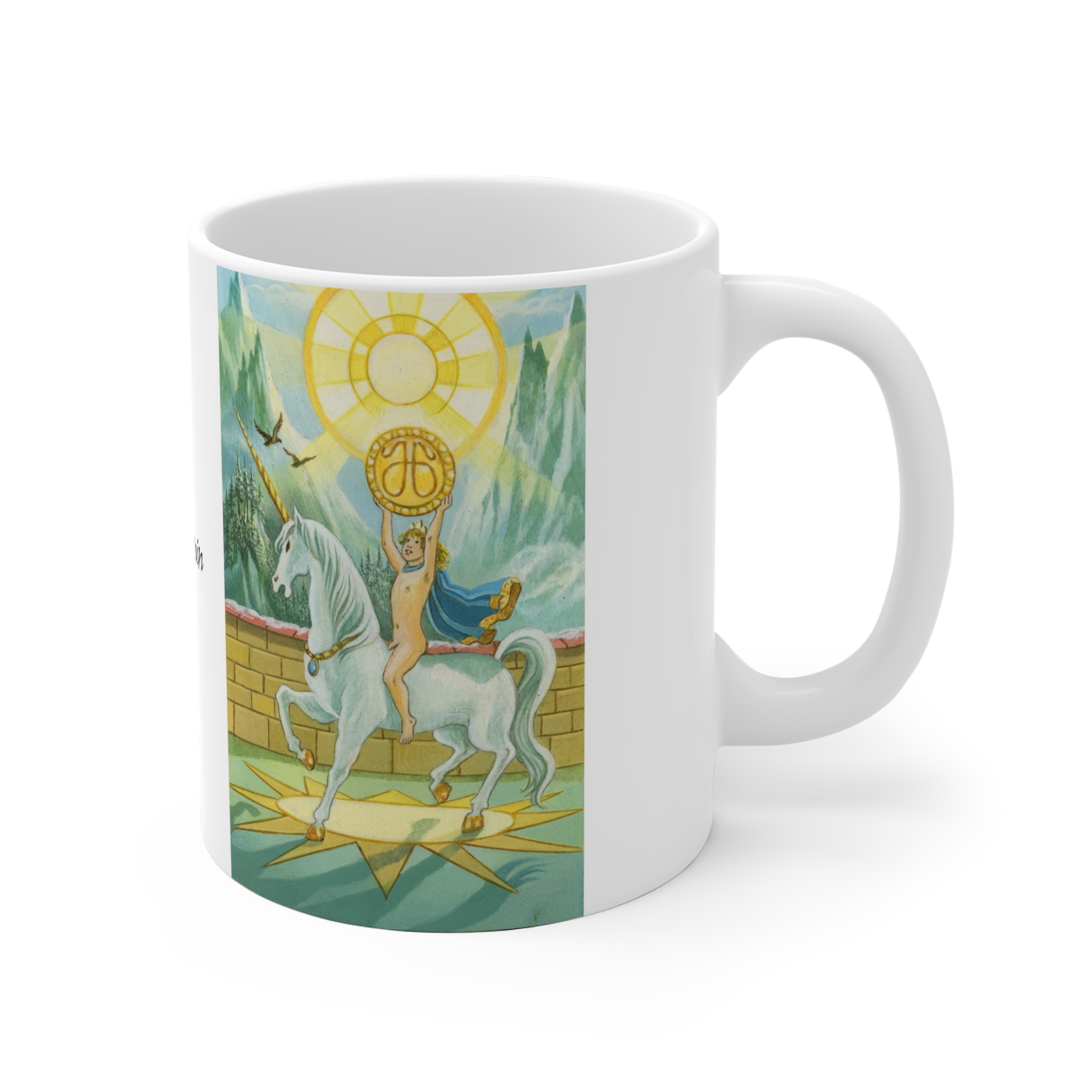 Magnin Mug Arcanes-XVIII-XIX droit Côté droit du mug Arcanes-XVIII-XIX de Florence Magnin