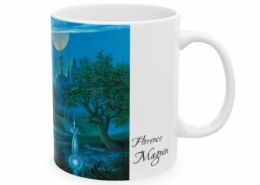 Magnin Mug Pays-lunaire gauche Côté droit du mug Le Pays lunaire de Florence Magnin