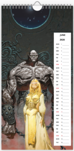 Mois de juin du calendrier 2026 grand format de Philippe Caza