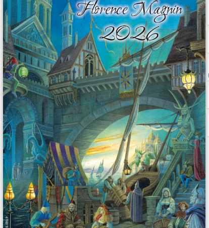 Couverture du calendrier 2026 A3 de Florence Magnin
