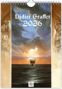 Couverture du calendrier 2026 A3 de Didier Graffet
