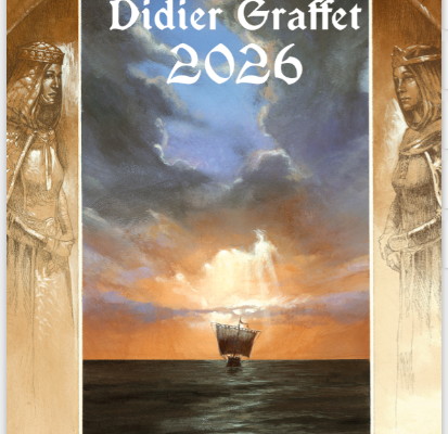 Couverture du calendrier 2026 A3 de Didier Graffet