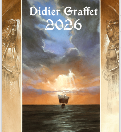Couverture du calendrier 2026 A3 de Didier Graffet
