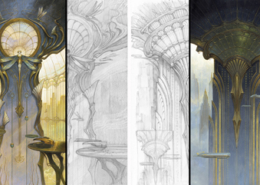 Art deco-dragonfly Déroulé du mug Dragonfly Hall de Didier Graffet