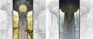 Déroulé du mug Dragonfly Hall de Didier Graffet