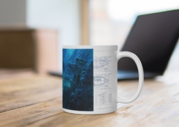 Graffet Mug Atlantide contexte Mug Jules Verne-L'Atlantide de Didier Graffet en contexte