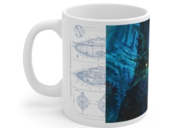 Graffet Mug Atlantide gauche Côté gauche du mug Jules Verne-L'Atlantide de Didier Graffet