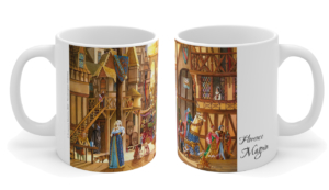 Les deux faces du mug L'auberge de la sirène de Florence Magnin