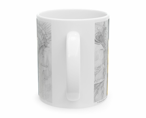 Graffet Mug Dragonfly Dos Dos du mug Art Deco-Dragonfly Hall de Didier Graffet