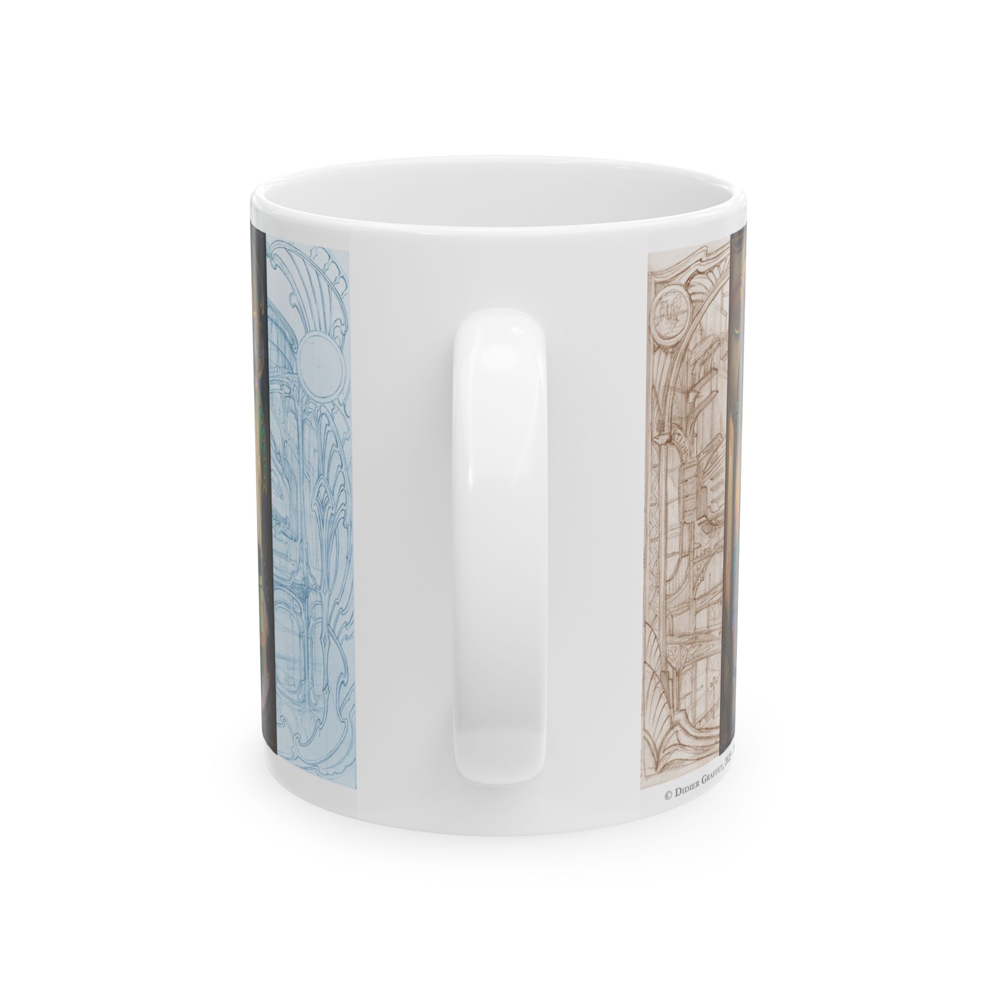 Graffet Mug Trocadéro dos Dos du mug Art Deco-Trocadéro de Didier Graffet