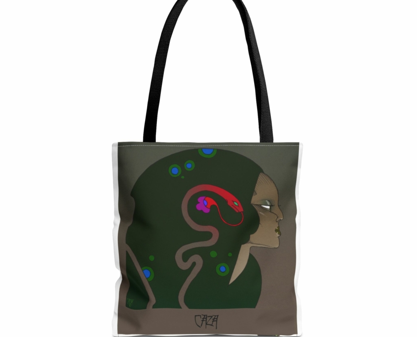 Caza sac Burning Soul anses noires Sac fourre-tout (Tote bag) Burning Soul de Philippe Caza en contexte