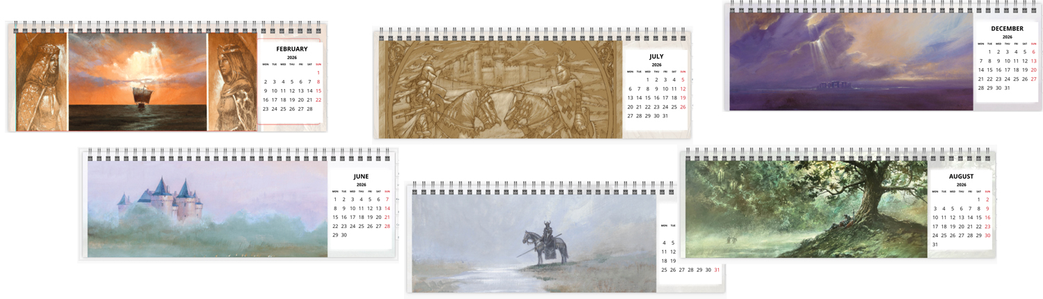 Calendriers-bureau GRAFFET 2026 Bannière de présentation du calendrier de bureau 2026 de Didier Graffet