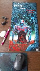 Calendrier mural panoramique de Philippe Caza en contexte