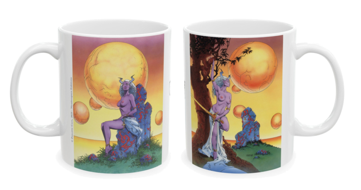 Les deux faces du mug Chimères de Philippe Caza