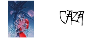 Déroulé du mug Un défilé de robots de Philippe Caza