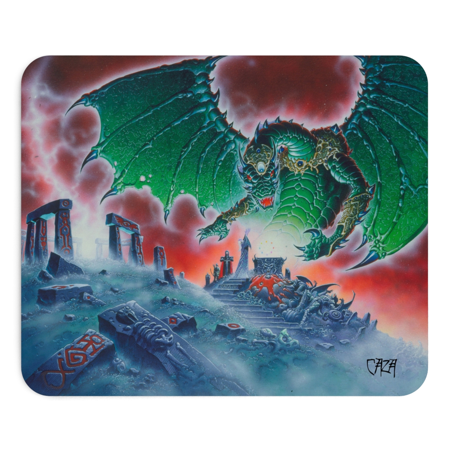 Tapis de souris Drakkhen par Philippe Caza