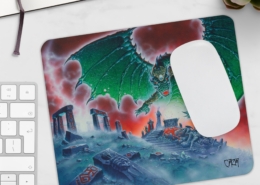 Tapis de souris Drakkhen par Philippe Caza contexte