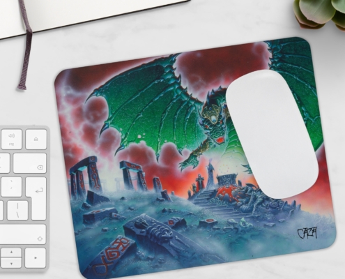 Tapis de souris Drakkhen par Philippe Caza contexte