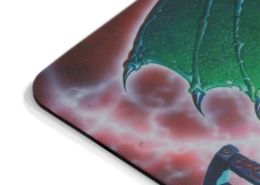 Tapis de souris Drakkhen par Philippe Caza vue rapprochée