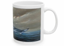 Graffet Mug Raie Droit Coté droit du mug Vaisseau-Raie de Didier Graffet