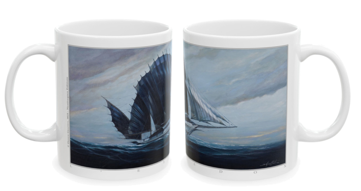 Les deux faces du mug L'Espadon de Didier Graffet