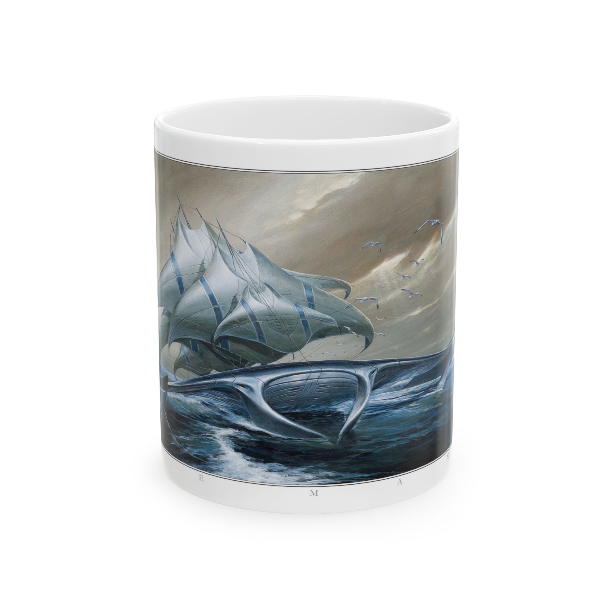 Graffet Mug Raie Face Devant du mug Vaisseau-Raie de Didier Graffet