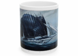 Graffet Mug Espadon Face Devant du mug Vaisseau-Espadon de Didier Graffet