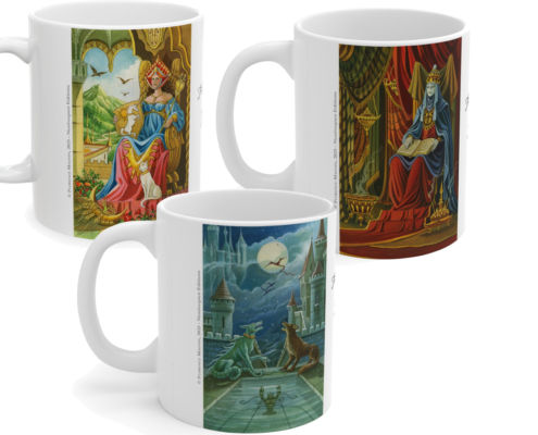 Mugs Magnin 3 couples Les 3 mugs de la série "Couples" de Florence Magnin