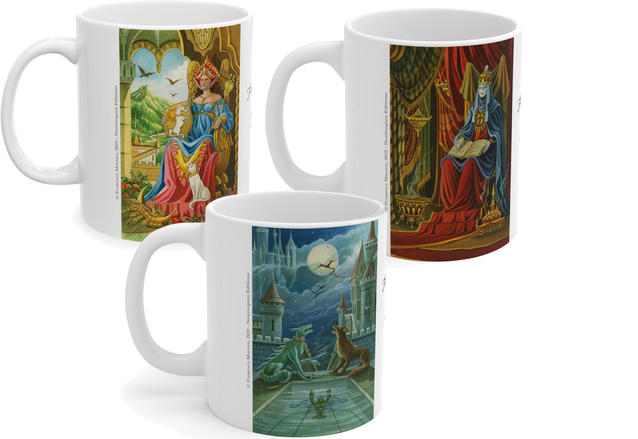 Mugs Magnin 3 couples Les 3 mugs de la série "Couples" de Florence Magnin