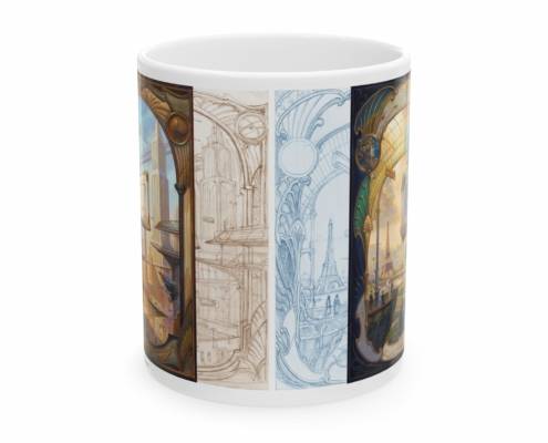 Graffet Mug Trocadéro Face Devant du mug Art Deco-Trocadéro de Didier Graffet