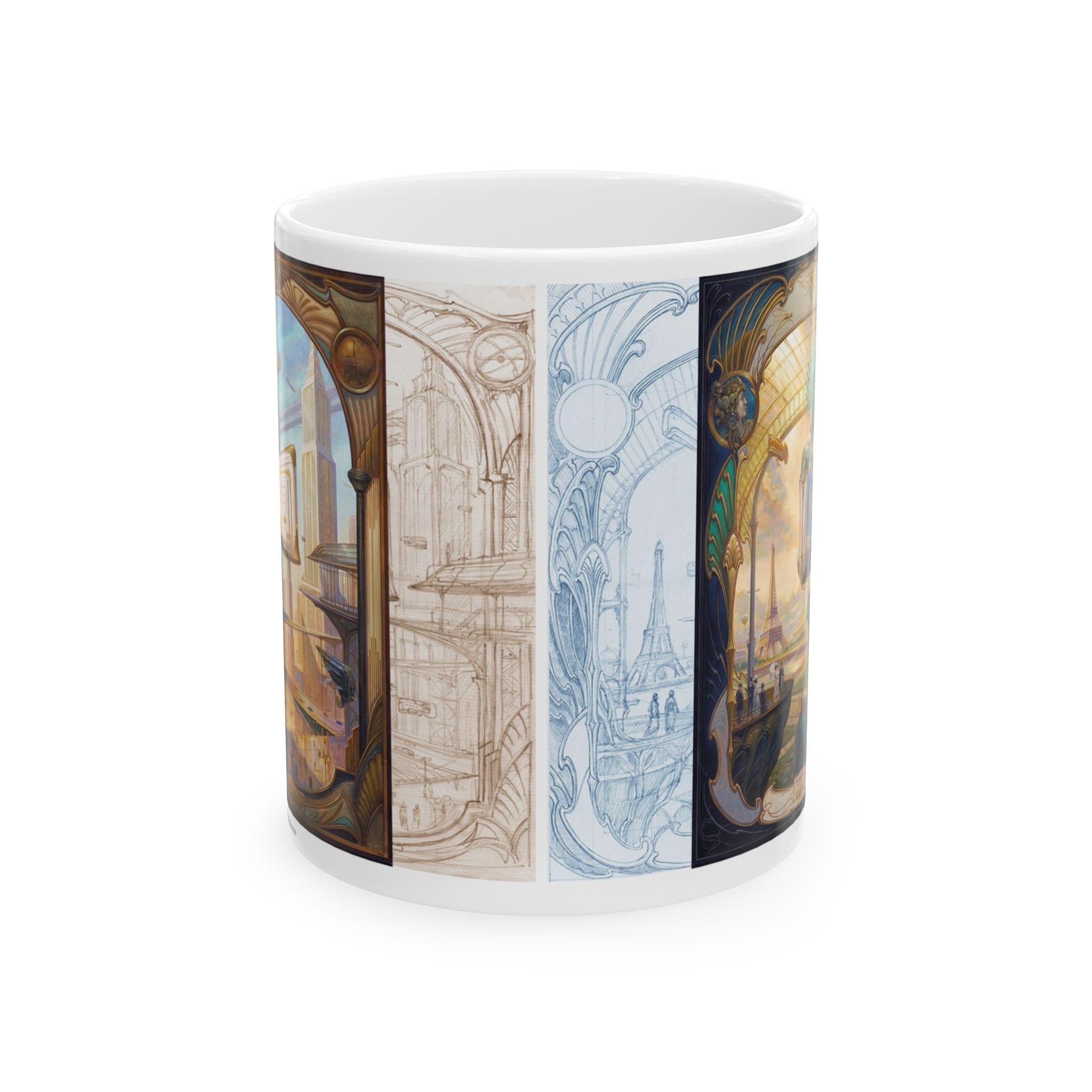 Graffet Mug Trocadéro Face Devant du mug Art Deco-Trocadéro de Didier Graffet