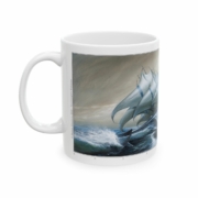 Graffet Mug Raie Gauche Côté gauche du mug Vaisseau-Raie de Didier Graffet